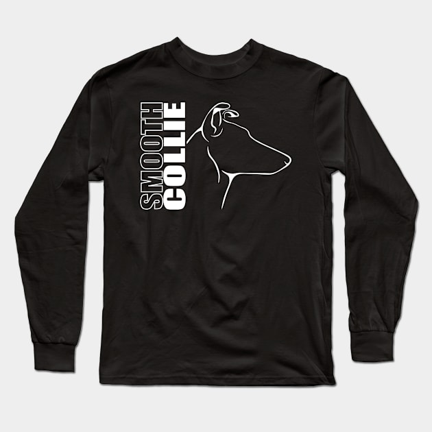 Proud Smooth Collie profile dog lover Long Sleeve T-Shirt by wilsigns